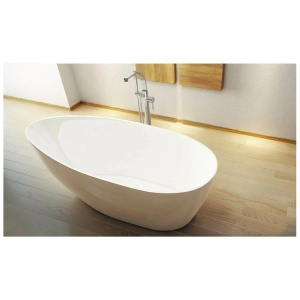 Cada de baie free-standing Besco Goya 170x72cm Culoare Alb Lucios - Img 2