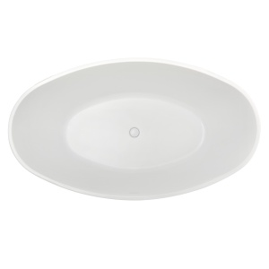 Cada de Baie Freestanding 150x85x60cm ,Design Modern , Culoare Alb - Img 2