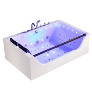 Cada de baie NIKE937 Dimesniune 180x120cm, Sistem de hidromasaj , Culoare Alb