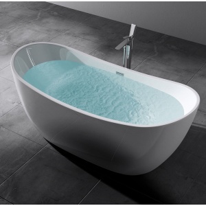 Cada De Baie PRO OLSENA 180, Free-Standing, Design Modern, Alba - Img 1