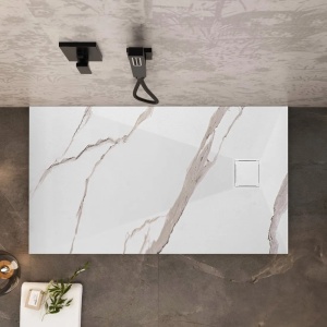 Cadita de dus 90x120 Magnum CARRARA White - Img 4