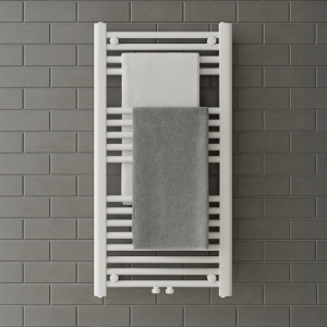 Calorifer vertical Corso-WH-2 pentru baie 90x50, alb - Img 2
