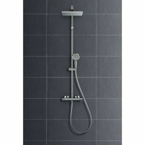 Coloana de dus cu baterie termostatata Hansgrohe Vernis Shape 230 cu 2 functii - Img 3