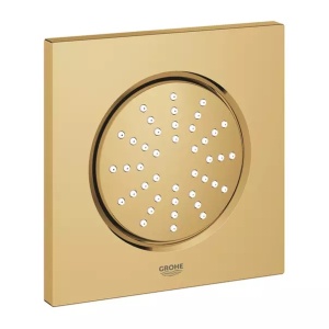 Dus lateral incastrat Grohe Rainshower F-Series auriu lucios Cool Sunrise