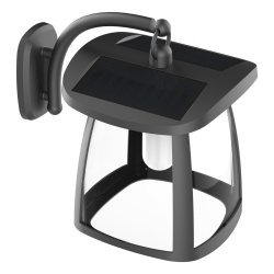 Lampa Solara LED Portabila de Exterior pentru curte, gradina, terasa, Neosimply Camping, 350 lumeni, 4 Moduri de utilizare, Black