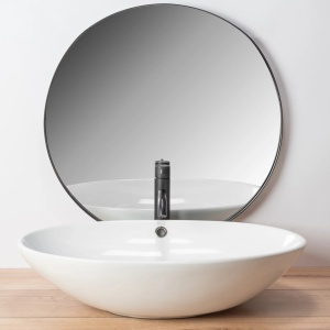 Lavoar De Blat REA OLGA, Dimensiuni 63 x 41.5 x 15 Cm, Montaj Pe Blat, Forma Ovala, Ceramica Sanitara, Alb - Img 3