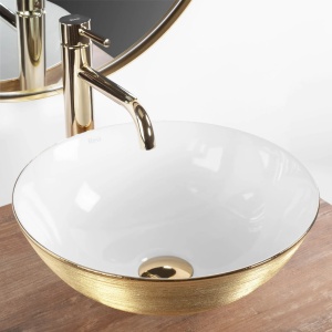 Lavoar de blat REA STELLA Gold Brush / White - Img 1