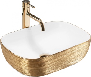 LAVOAR PE BLAT REA BELINDA WHITE GOLD BRUSH - Img 1