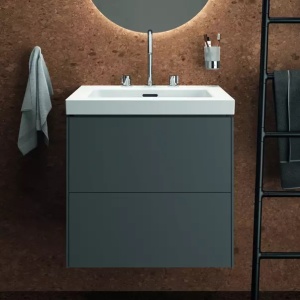 Lavoar pe mobilier Ideal Standard Atelier Extra alb lucios cu 3 orificii baterie 61 cm - Img 7