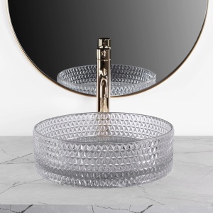 Lavoar pentru baie , Rea Cristal Light , Culoare Grey - Img 7