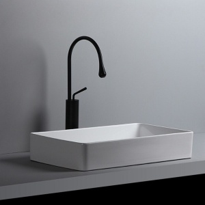 Lavoar pentru blat PRO CUBIC ceramic,blavat - Img 5