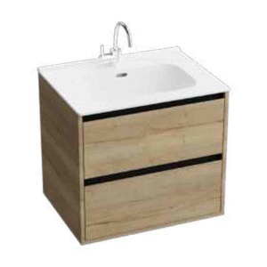 Lavoar pentru mobilier cu finisaj lucios Spectrum Manitoba 60 cm alb - Img 2