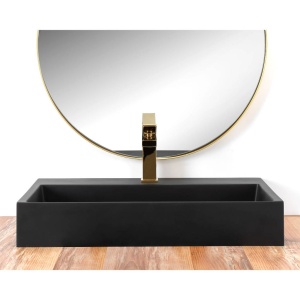 Lavoar REA Goya 50 Black Mat, 50x37cm, compozit - Img 4