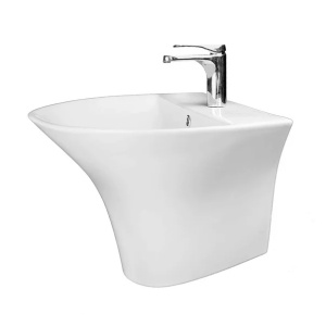 Lavoar suspendat alb Fluminia Cassio 56.5 cm - Img 1