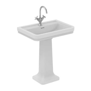 Lavoar suspendat Ideal Standard Atelier Calla alb lucios 72 cm cu orificiu baterie si preaplin - Img 5