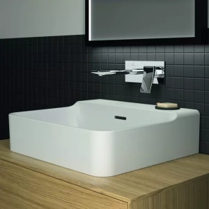 Lavoar suspendat Ideal Standard Atelier Conca 50 cm alb lucios cu orificiu preaplin - Img 7