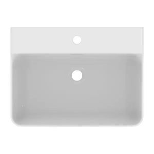 Lavoar suspendat Ideal Standard Atelier Conca 60 cm alb lucios cu orificiu baterie si preaplin - Img 4