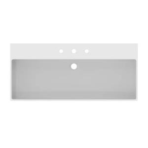 Lavoar suspendat Ideal Standard Atelier Extra alb lucios cu 3 orificii baterie si preaplin 100 cm - Img 5