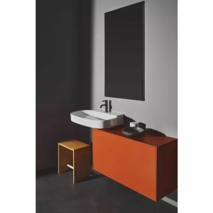 Lavoar suspendat Ideal Standard Atelier Linda-X 60 cm alb lucios cu orificiu preaplin - Img 8
