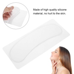 Masca antirid reutilizabila Antiaging REFINE pentru zona gatului, Neck Pad Anti Wrinkle, din silicon medical, antiinflamator si hidratant, transparent - Img 7