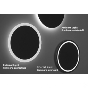 Oglinda Fluminia, Rodin 120, dreptunghiulara, cu LED, 3 culori, dezaburire, 120 cm - Img 9