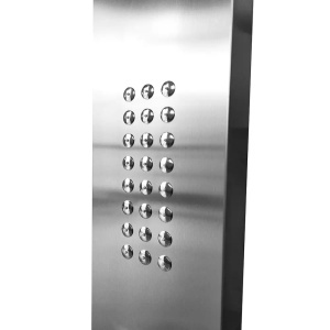 Panou de dus cu hidromasaj WT-G888, Culoare Crom - Img 3