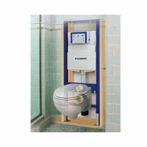 Rezervor WC cu cadru incastrat PRO GEBERIT DUOFIX SIGMA UP ,320 sistem de fixare si set izolare fonica - Img 5