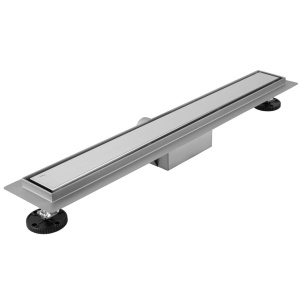Rigola de dus 50cm, Rea Nickel, Culoare Otel Periat - Img 4