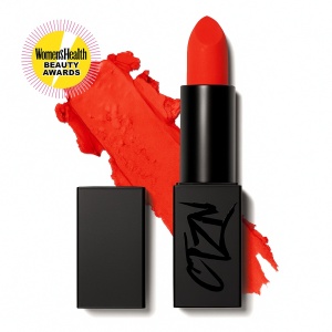 Ruj de buze cu pigment intens CTZN, Colectia Code Red, Vegan, Vitamina E, rezistent la apa, Ahmar