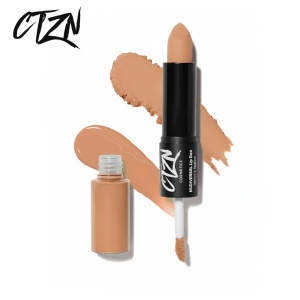 Ruj si creion de buze CTZN, Nudiversal Lip Duo, rezistent la apa, cu unt de mango salbatic, Cannes