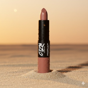 Ruj si creion de buze CTZN, Nudiversal Lip Duo, rezistent la apa, cu unt de mango salbatic, Dubrovnik - Img 3