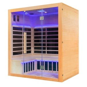 Sauna cu infrarosu full Carbon si terapie cromatica pentru 4 persoane EA4T 175 x 130 cm - Img 6