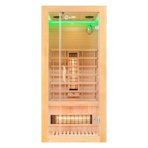 Sauna uscata cu infrarosu si terapie cromatica pentru 1 persoana EA1R 90 x 90 cm
