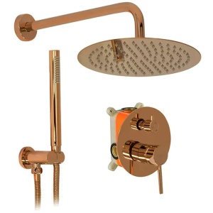 Set de dus incastrat REA LUNGO+Box , Culoare Copper
