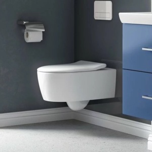 Set vas wc suspendat Villeroy&Boch Avento Direct Flush cu capac slim soft close