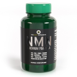 Supliment alimentar, Neosimply NMN Premium Formula 90cps, anti-aging cu seleniu, curcumin, berberina, pentru energie, metabolism si regenerare celulara, Verde inchis