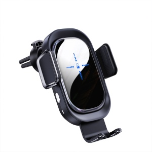 Suport Auto cu Incarcator Wireless SeveShop, Senzor Inteligent, Fast Charger 15W, Fixare in Grila de Ventilatie, Prindere Automata, Rotire 360°, Compatibil Universal cu Android si iOS, Design Stabil si Reglabil, Gri Antracit