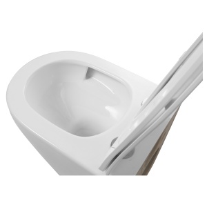 Vas WC PRO SOFIA WHITE, Sistem inovator de spalare Rimless Tornado, Suspendat, Ceramica sanitara - Img 3
