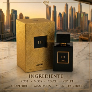 Apa de Parfum Ajmal Gold III Collection, Dubai Emiratele Arabe Unite, 100 ml - Img 3