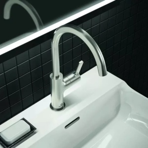 Baterie lavoar inalta Ideal Standard Atelier Joy argintiu Silver Storm monocomanda - Img 7