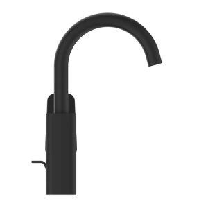 Baterie lavoar inalta Ideal Standard Ceraplan 280 negru mat cu ventil Pop-Up metalic - Img 3