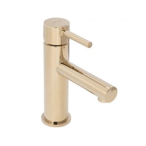 Baterie lavoar REA Tess Low Gold, Inaltime 18cm, finisaj Auriu - Img 2