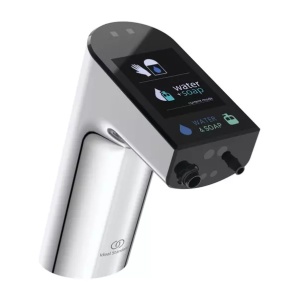 Baterie Lavoar Touchless Premium cu Tehnologie Avansata, Culoare Crom - Img 1