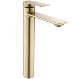 Baterie pentru baie REA Storm, Design Modern, Culoare Gold Brush High