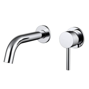 Baterie PRO COSTA Silver, montaj incastrat in perete, finisaj Crom