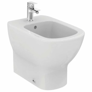 Bideu pe pardoseala alb mat Ideal Standard Tesi back-to-wall - Img 1