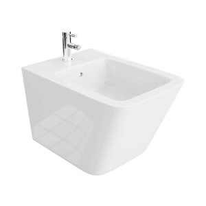 Bideu suspendat cu fixare ascunsa Spectrum Lima 34 x 48.5 cm alb - Img 1