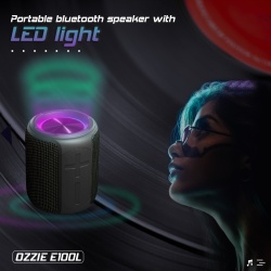Boxa Portabila SeveShop E10, Rezistenta la Apa IPX67, Conectivitate Bluetooth 5.0, Sunet Clar si Puternic, Design Compact si Portabil, Autonomie Extinsa, Ideala pentru Activitati in Aer Liber, Petreceri, Relaxare Acasa sau la Piscina, Negru Electric - Img 2