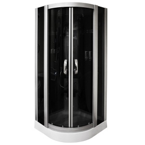 Cabina de dus cu hidromasaj MO-06089, culoare Negru, 90x90x212 cm - Img 2