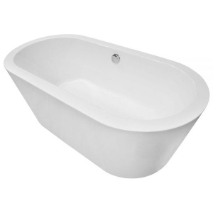 Cada de baie Freestanding , Dimensiune 170x80x60cm, Design Elegant, Culoare Alb